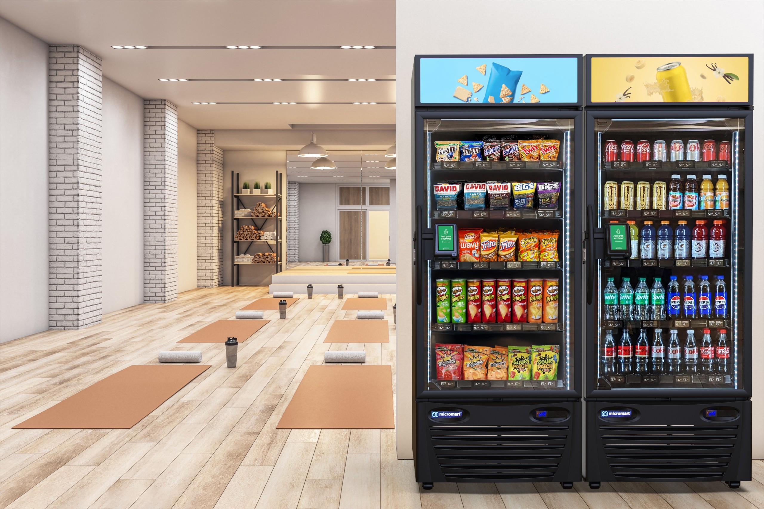 Consultation meeting at smart vending machine location